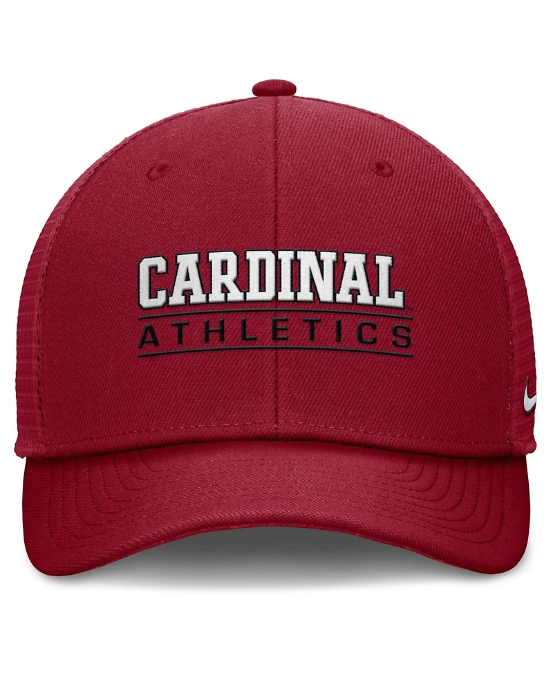 Nike Men's Cardinal Stanford Cardinal Rise Adjustable Hat