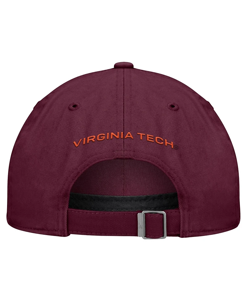 Nike Men's Maroon Virginia Tech Hokies 2026 Sideline Club Adjustable Hat