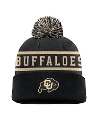 Nike Men's Black Colorado Buffaloes Peak Cuffed Pom with Knit Hat