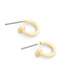 Coach Gold Classic Mini Huggie Hoop Earrings