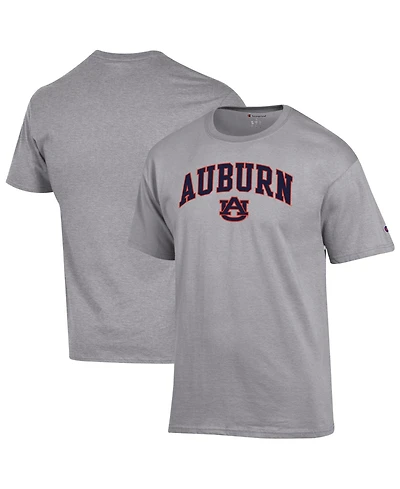 Champion Men's Heather Gray Auburn Tigers Basic Arch T-Shirt