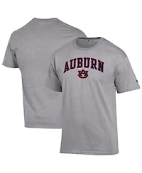 Champion Men's Heather Gray Auburn Tigers Basic Arch T-Shirt
