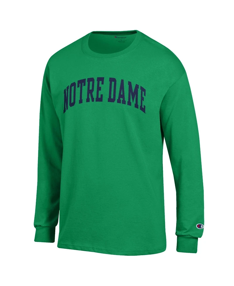 Champion Men's Notre Dame Fighting Irish Basic Arch Long sleeves T-Shirt