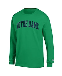 Champion Men's Notre Dame Fighting Irish Basic Arch Long sleeves T-Shirt