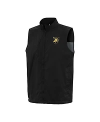 Antigua Men's Black Army Knights Brisk Full-Zip Vest