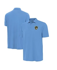 Antigua Men's Powder Blue Milwaukee Brewers Era Polo Shirt