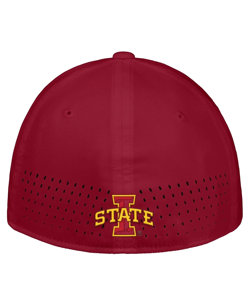 Nike Men's Cardinal Iowa State Cyclones 2026 On-Field AeroBill SwooshFlex Dri-fit Hat
