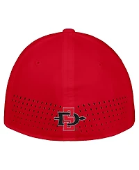 Nike Men's Red San Diego State Aztecs 2026 On-Field AeroBill SwooshFlex Dri-fit Hat
