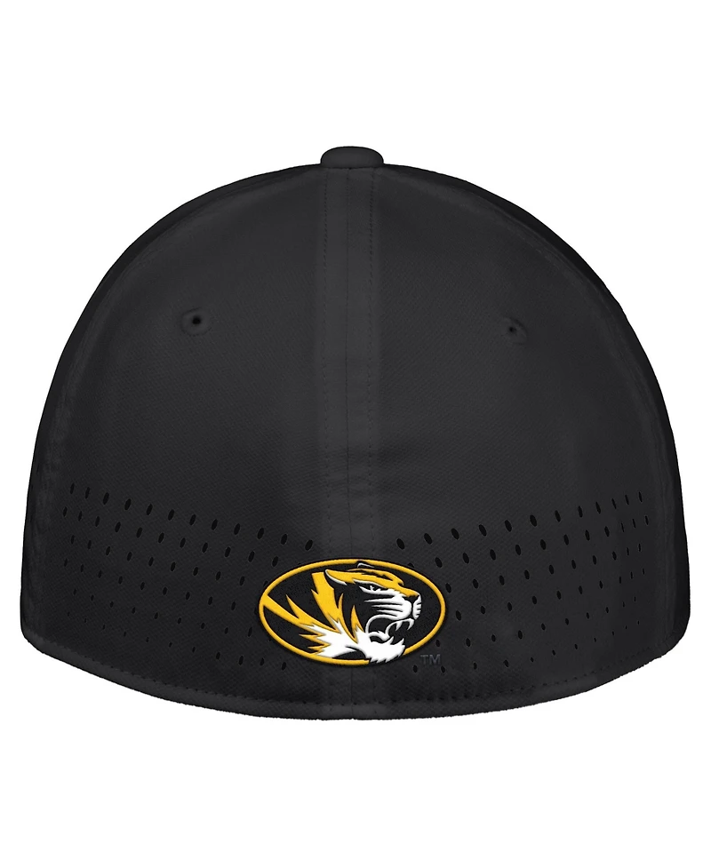 Nike Men's Black Missouri Tigers 2026 On-Field AeroBill SwooshFlex Dri-fit Hat