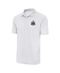 Antigua Men's White Newcastle United Derive Polo Shirt