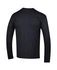Champion Men's Kansas Jayhawks Arch Over Logo 2-Hit Long sleeves T-Shirt