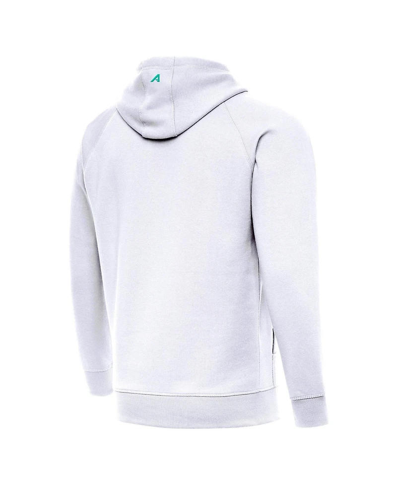 Antigua Men's White Mexico National Team Takeover Pullover Hoodie