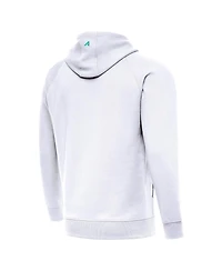 Antigua Men's White Mexico National Team Takeover Pullover Hoodie