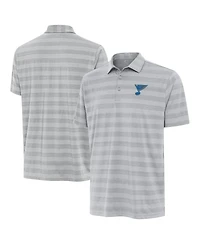 Antigua Men's Gray St. Louis Blues Tunnel Polo Shirt