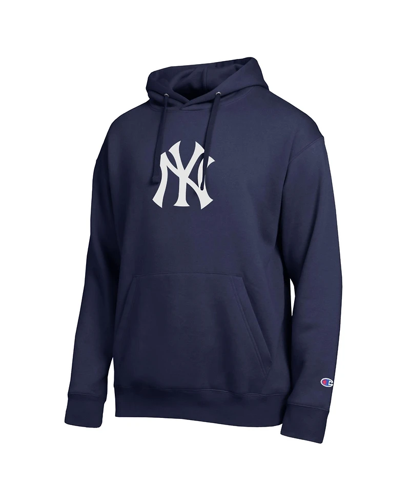 Champion Men's Navy New York Yankees All Star Embroidered Logo Hoodie
