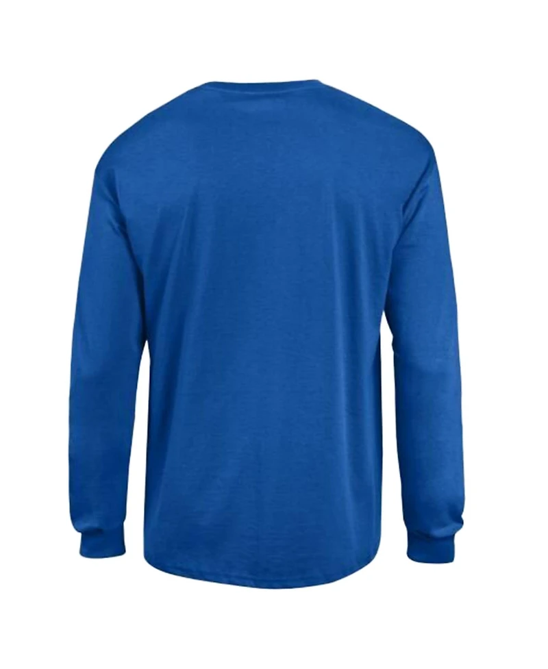 Champion Men's Royal Denver Broncos Arch Over Logo Long sleeves T-Shirt