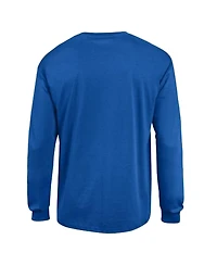 Champion Men's Royal Denver Broncos Arch Over Logo Long sleeves T-Shirt