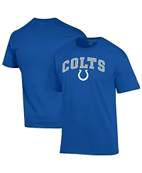 Champion Men's Royal Indianapolis Colts Arch Over Logo T-Shirt
