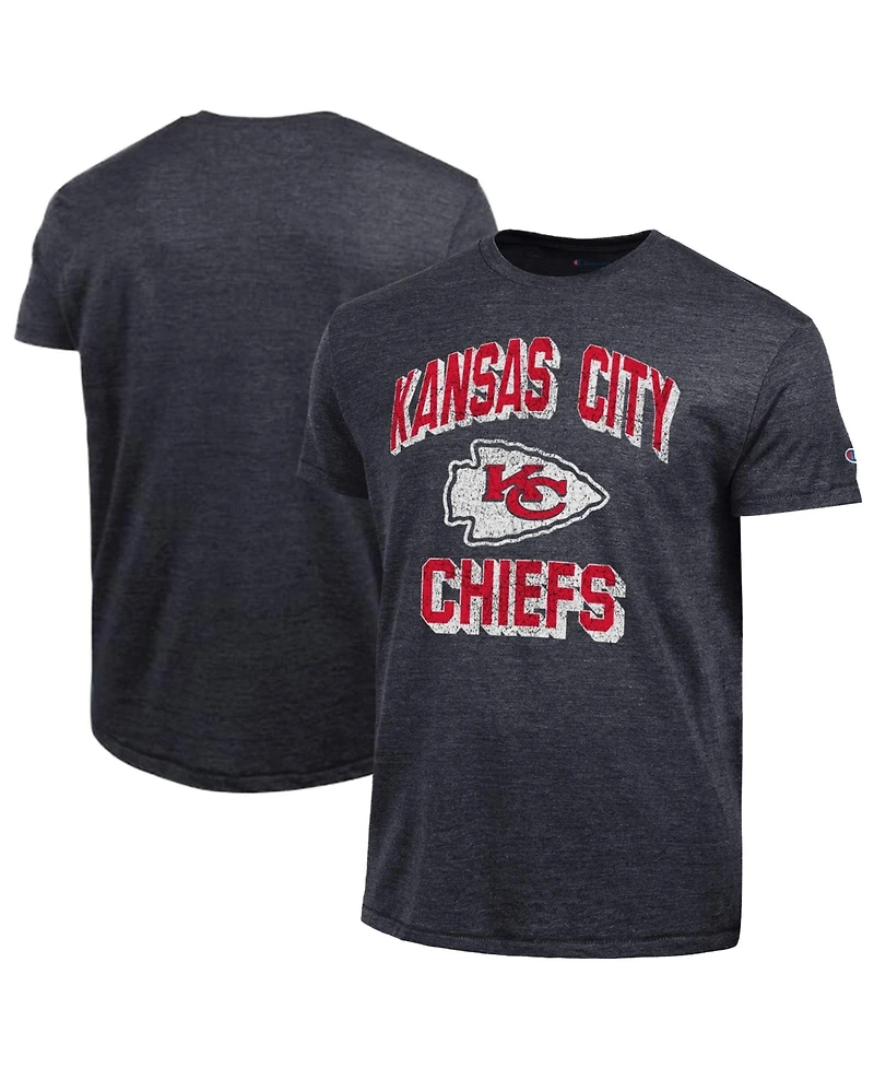 Champion Men's Black Kansas City Chiefs Ultimate Tri-Blend T-Shirt