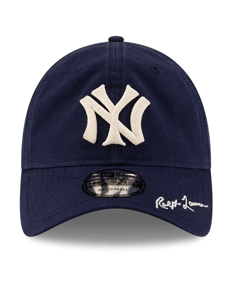 New Era Men's x Ralph Lauren Navy New York Yankees 9TWENTY Adjustable Hat
