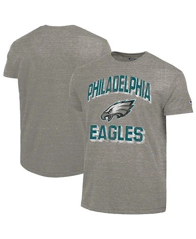 Champion Men's Heather Charcoal Philadelphia Eagles Ultimate Tri-Blend T-Shirt