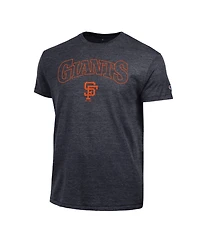 Champion Men's Black San Francisco Giants Cooperstown Wordmark Lockup Tri-Blend T-Shirt