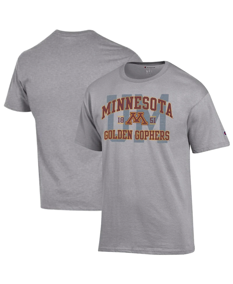 Champion Men's Heather Gray Minnesota Golden Gophers Varsity T-Shirt