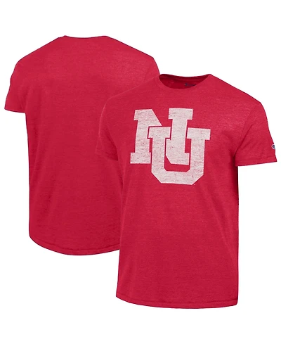 Champion Men's Scarlet Nebraska Huskers Vintage Triumph Tri-Blend T-Shirt