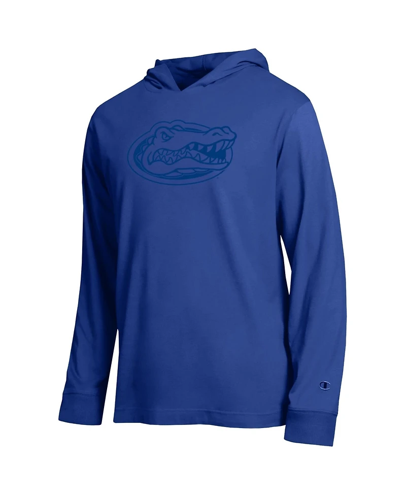 Champion Men's Royal Florida Gators Tonal All-Star Long sleeves Hooded T-Shirt