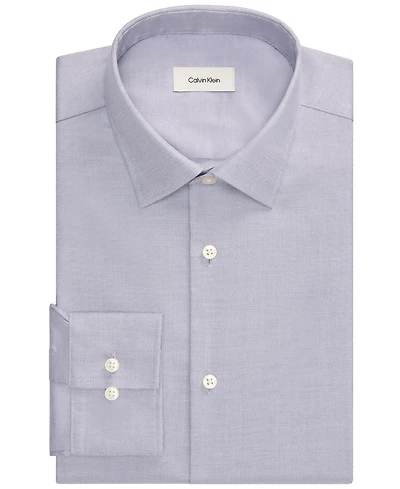 Calvin Klein Men's Cotton Stretch Regular-Fit Dress Shirt
