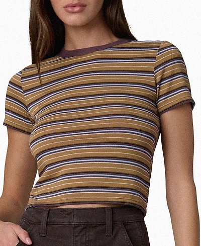 Joe's Jeans Women's Crewneck Pull-On Baby T-Shirt