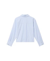 Mint Velvet Women's Long-Sleeve Stripe Embroidered Shirt