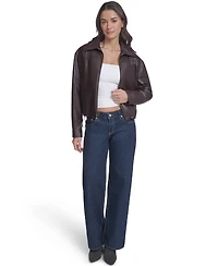 Levi's Women's Western Yoke Bubble Hem Bomber Jacket