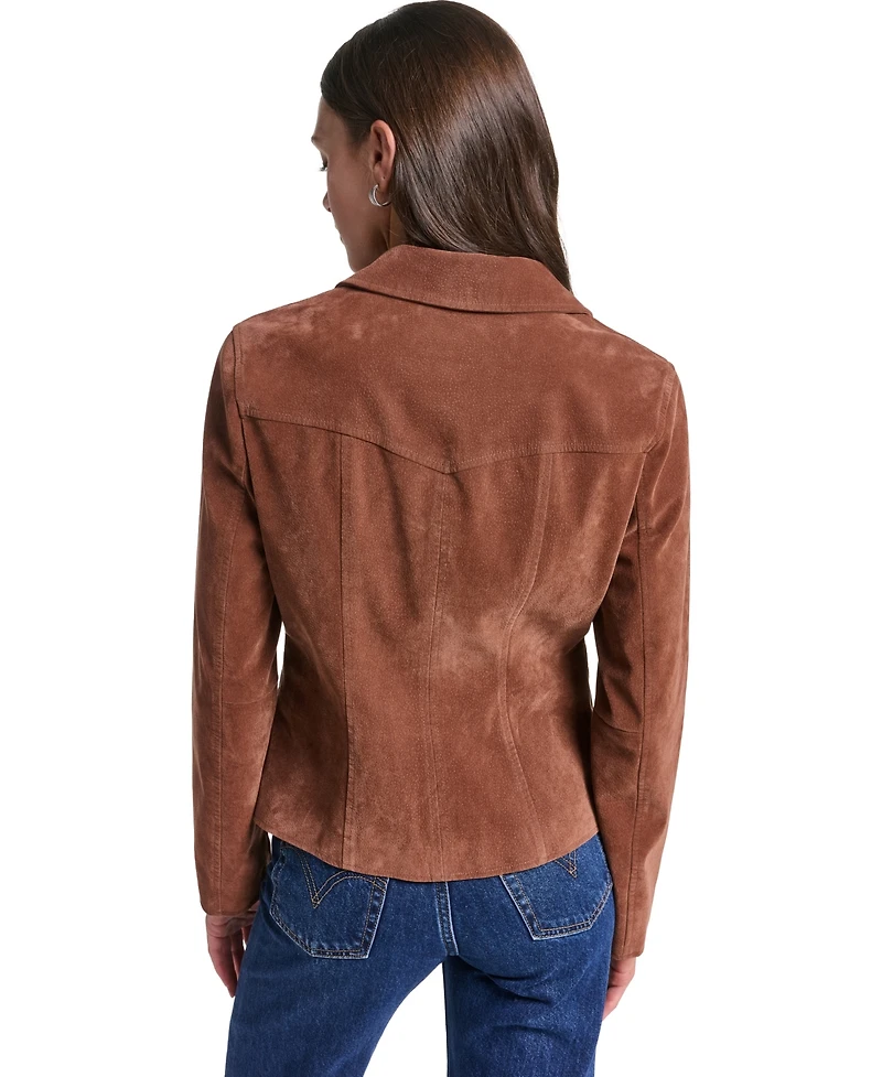 Levi's Women's Fitted Faux Suede Blazer