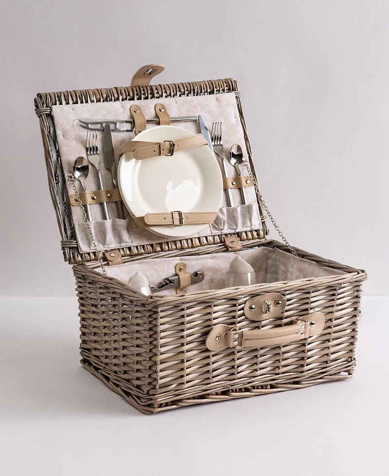 Picnic Time 14-Piece Picnic Basket, Service for 2