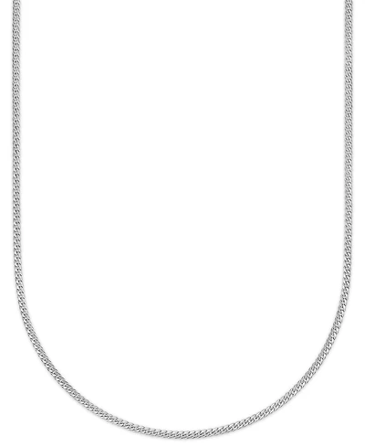 Macy's Double-Sided Cuban Link Chain 20" Necklace 10k Yellow Gold (4mm)