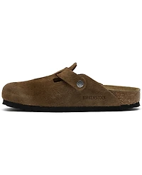 Birkenstock Women's Boston Suede Leather Casual Clogs from Finish Line