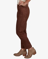 Ruby Rd. Petite Pull-On Suede Stretch Pants