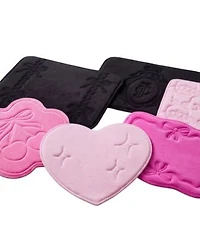 Juicy Couture Ribbon Border Quilted Memory Foam Bath Mats