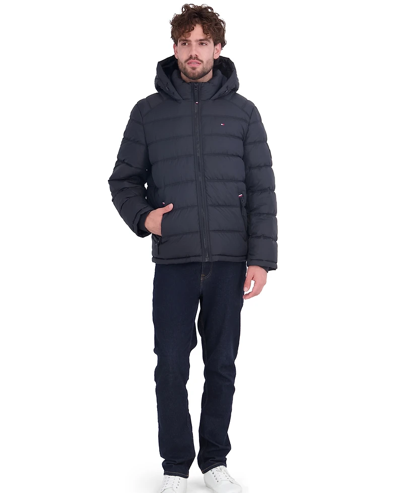 Tommy Hilfiger Men's Hooded Puffer Jacket