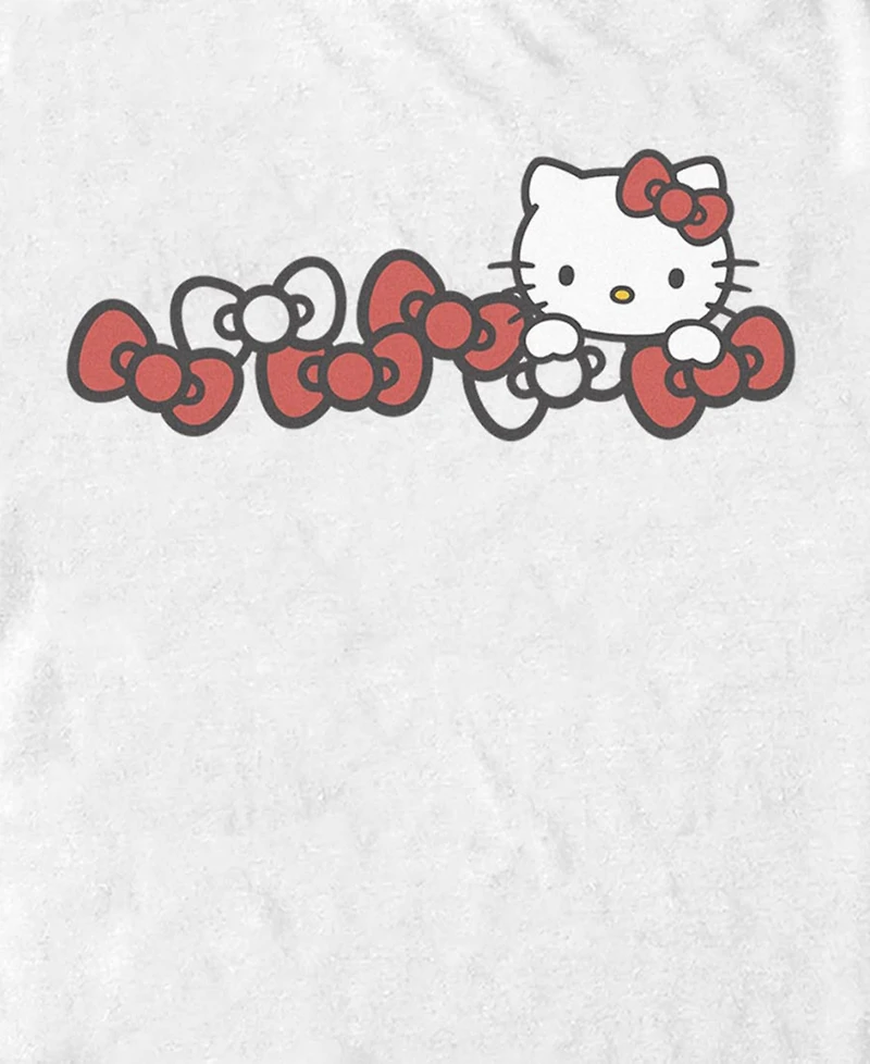Fifth Sun Men's Hello Kitty And Bows Graphic T-Shirt