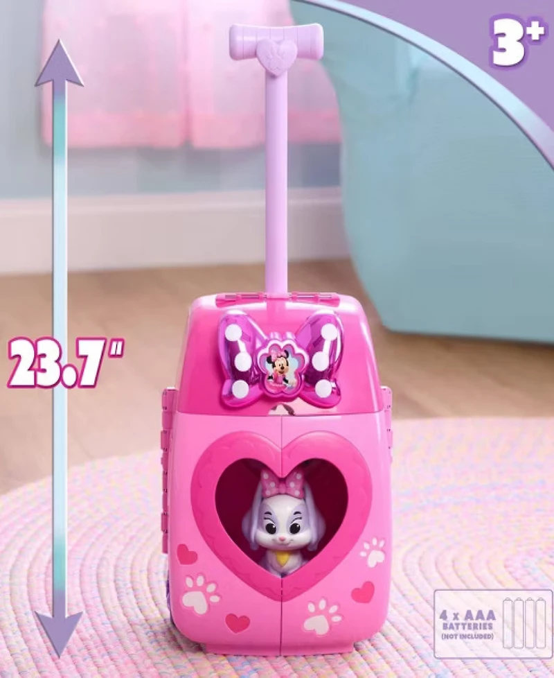 Minnie Mouse Groom & Go Pet Salon Lights and Sounds 16-Piece Playset, Ages 3+