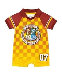 Harry Potter Baby Boys Athletic One Piece Romper