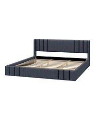 Streamdale Furniture King Size Upholstered Platform Bed Frame