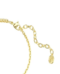 Swarovski Gold-Tone Plated White Crystals Bracelet