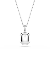 Swarovski Sterling Silver-Plated White Crystals Necklace