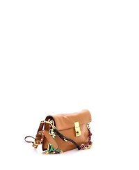 Pre-Owned Prada Small Charms Soft Sound Bag Leather