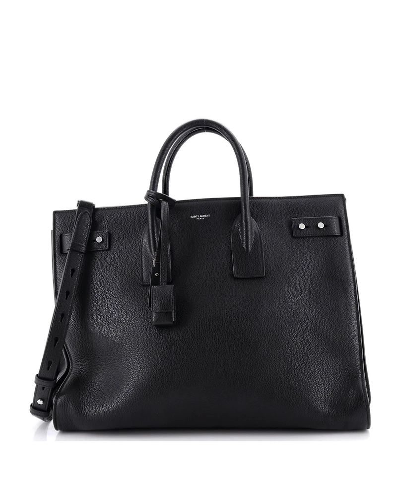 Pre-Owned Saint Laurent Large Sac de Jour Souple Bag Leather