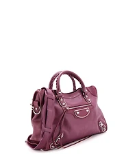 Pre-Owned Balenciaga Medium City Classic Metallic Edge Bag Leather