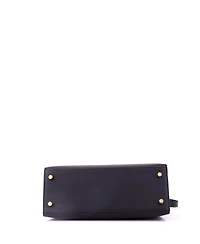 Pre-Owned Hermes Kelly 25 Handbag Black Epsom with Gold Hardware